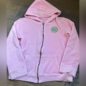 Carters pink good vibes only zip hoodie girls size 6x